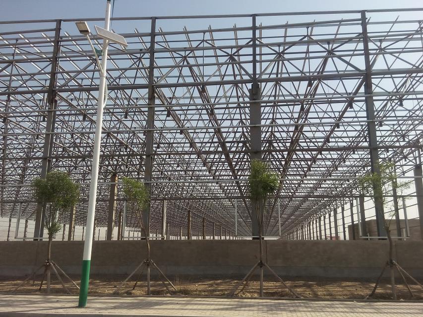 晋城汽车工业厂房网架